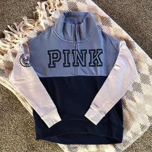 PINK Half-zip Pullover Sweatshirt